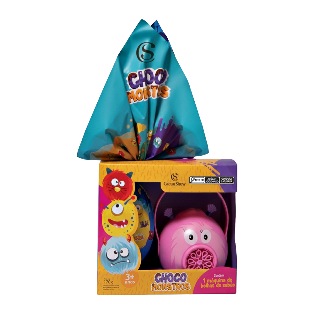 Ovo de Páscoa Chocomonstros