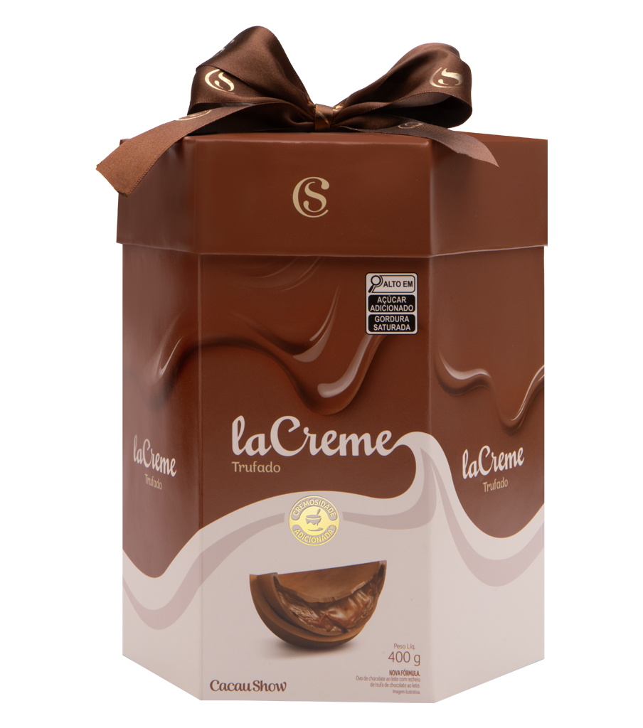 Ovo de Páscoa Recheado laCreme ao Leite